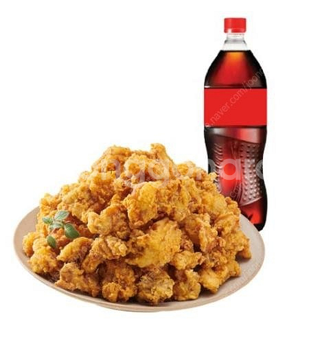 노랑통닭 팝니다. (레귤러/순살)후라이드치킨 + 콜라1...--0
