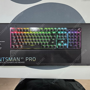(새상품급)레이저 헌츠맨 V3 PRO 키보드 KR 풀배열