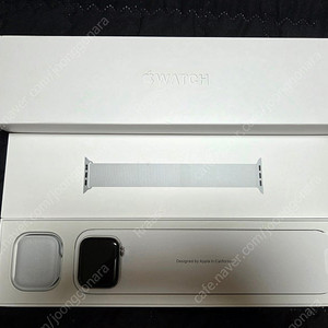 애플워치8 스테인리스 실버 41mm + 밀레니즈 루프