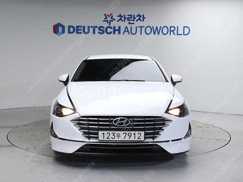 소나타 중고 소나타 DN8 하이브리드 흰색 2020년식...--0