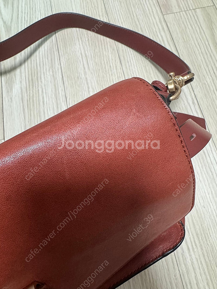 ====== 조이그라이슨 루비백 마룬컬러 숄더백--4