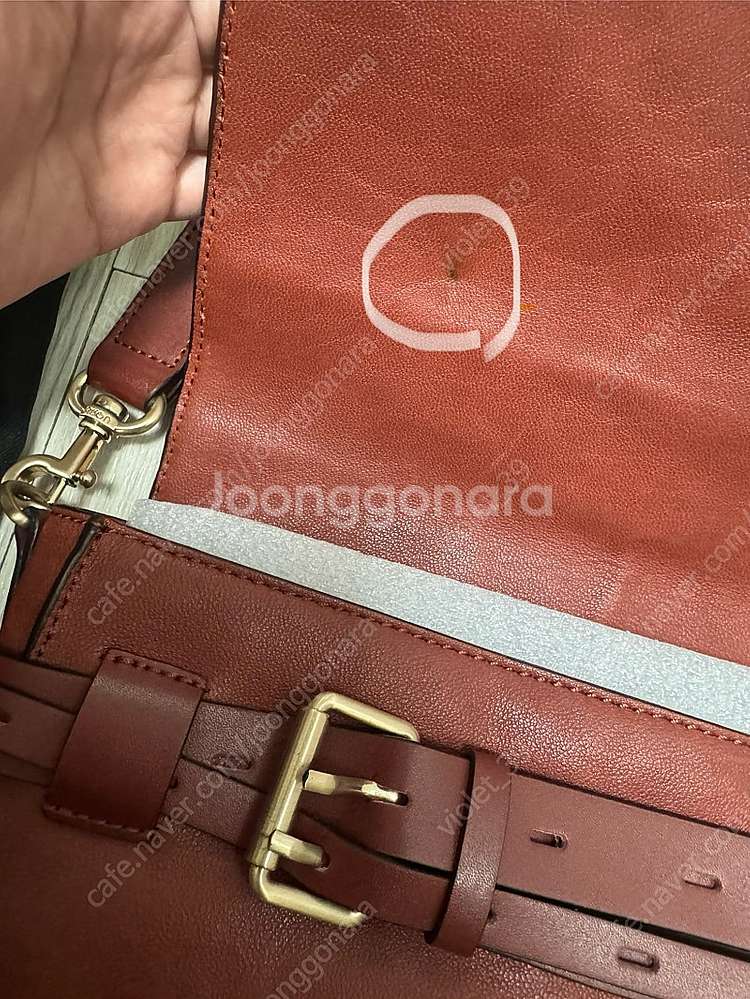 ====== 조이그라이슨 루비백 마룬컬러 숄더백--6