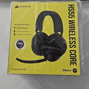 (미개봉) 커세어 HS55 WIRELESS CORE 블루투스 게이밍 헤드셋