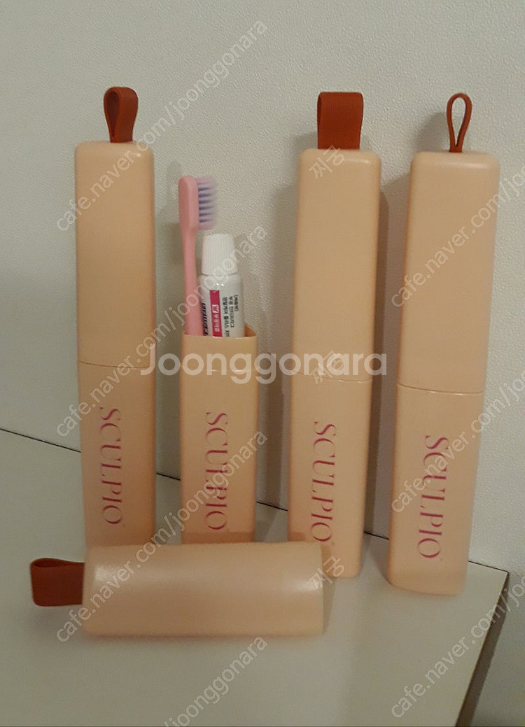 유즈비 마카롱 휴대용 치약칫솔 케이스(여행용/성인/어린...--0