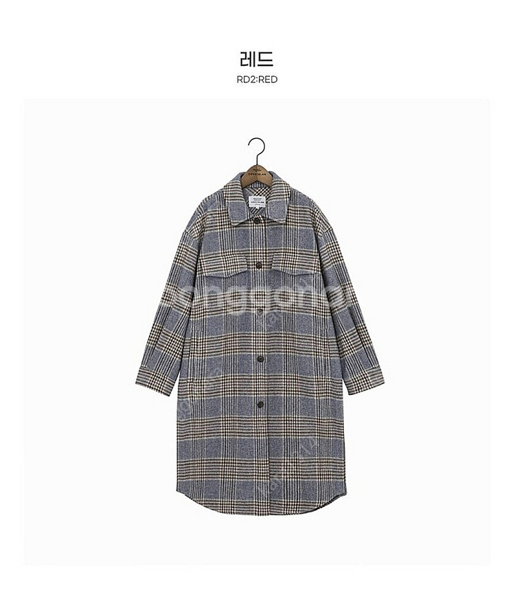 코벳블랑 셔츠형 체크자켓 66반까지추천--6