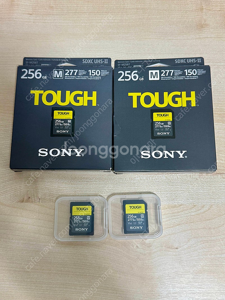 소니 Sony SD 카드 터프 M 256 2개--0
