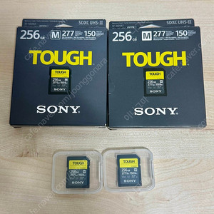 소니 Sony SD 카드 터프 M 256 2개