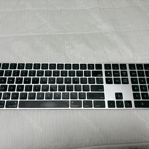 Apple 매직키보드 with Touch ID and Numeric 키보드 검정색- A2520
