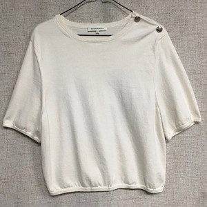 한섬 더캐시미어 23 버튼 캐시미어 니트 90