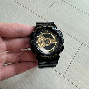 지샥 빅페이스 흑금 GA-110GB