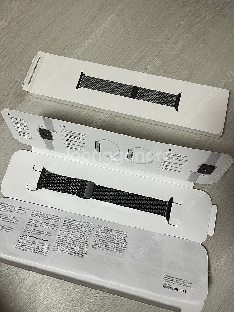 애플워치 45mm 그래파이트 밀레니즈루프--1