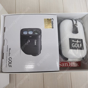 [미개봉 새상품] 캐논 파워샷 PowerShot 골프 거리측정기+전용케이스+마이크로 SDHC 64GB 2개