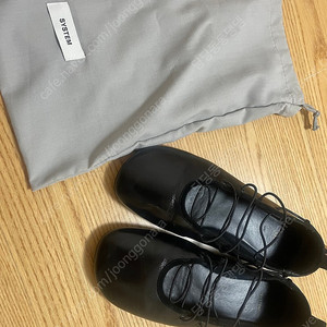 시스템 스트랩 플랫슈즈 25SS 블랙 235 1회착용