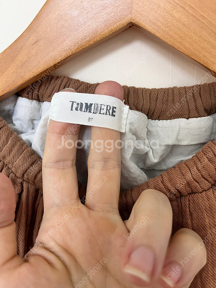 탐베레 린넨 스커트 8t--1