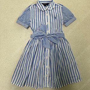 폴로 랄프로렌 키즈 스트라이프 셔츠 원피스 5T (120)
