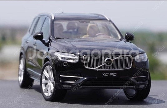 1:18 볼보 XC90 SUV 블랙 고급형 다이캐스트 ...--2