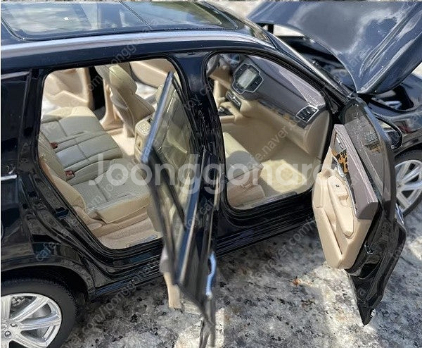 1:18 볼보 XC90 SUV 블랙 고급형 다이캐스트 ...--9