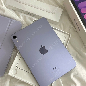 아이패드 미니6 셀룰러 퍼플64GB A급