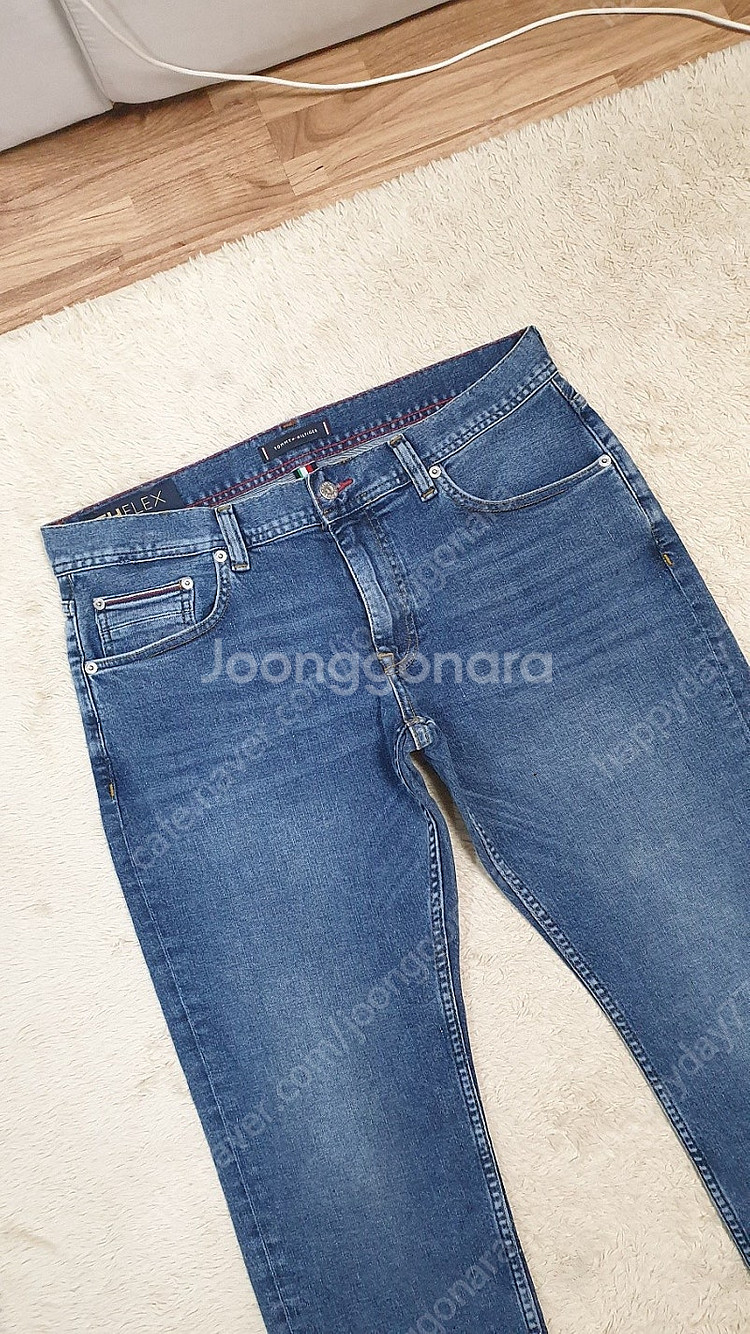 [남성34] 정품 타미힐피거 스판청바지 새것수준 무료배...--2