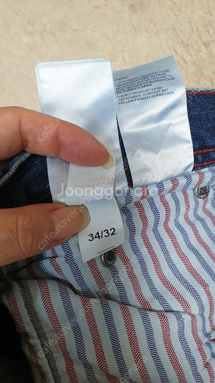 [남성34] 정품 타미힐피거 스판청바지 새것수준 무료배...--9
