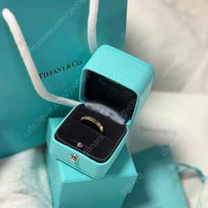 티파니 다이아 3P 밴드링 18K 로즈골드 6호