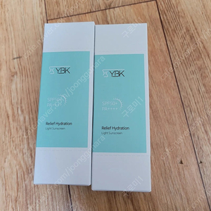 YBK 릴리프 선크림 새상품 2개 팝니다.