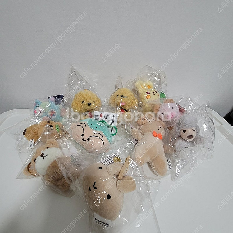 캐릭터 인형 키링 (훈이 유리토끼 짱구는못말려 푸들 토...--0