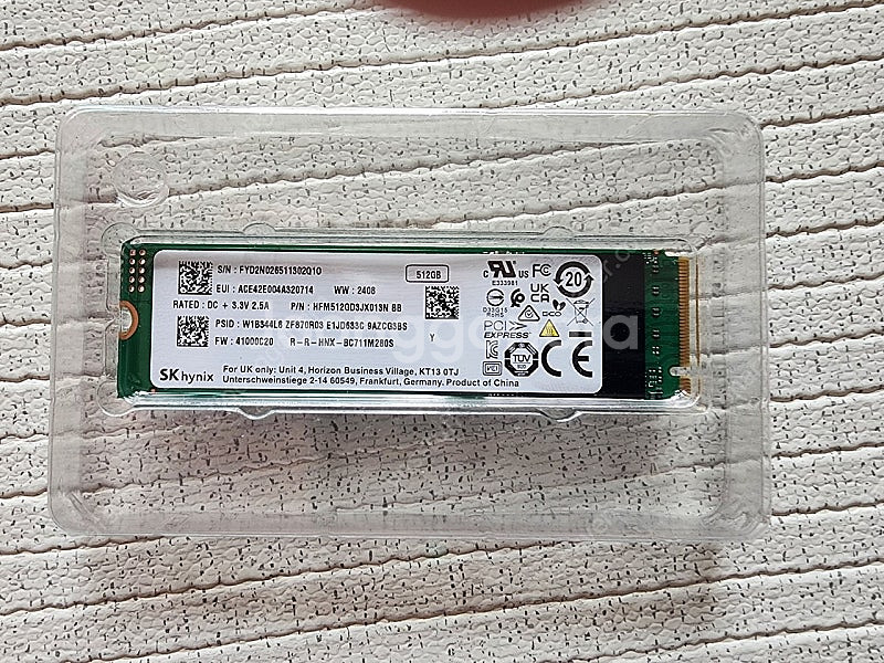 SK하이닉스 BC711 512GB M.2 2280 NV...--0