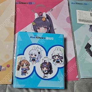 블루아카이브 씰 71종+컬렉트북+클리어파일3종 팝니다