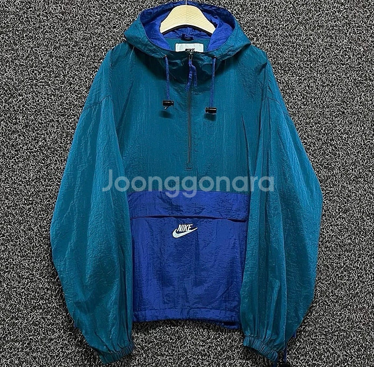 Nike 나이키 90s 올드스쿨 풀오버 아노락 바람막이...--0