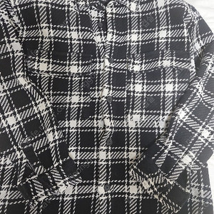 ZARA 자라 오버핏 오버셔츠 자켓 트위드 체크 새상품 L