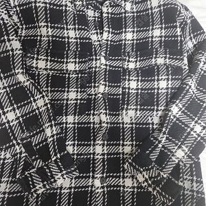 ZARA 자라 오버핏 오버셔츠 자켓 트위드 체크 새상품 L