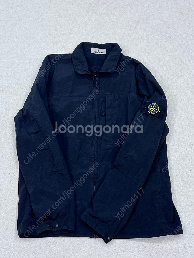 스톤아일랜드 나일론 메탈 오버셔츠 XL 24fw--1