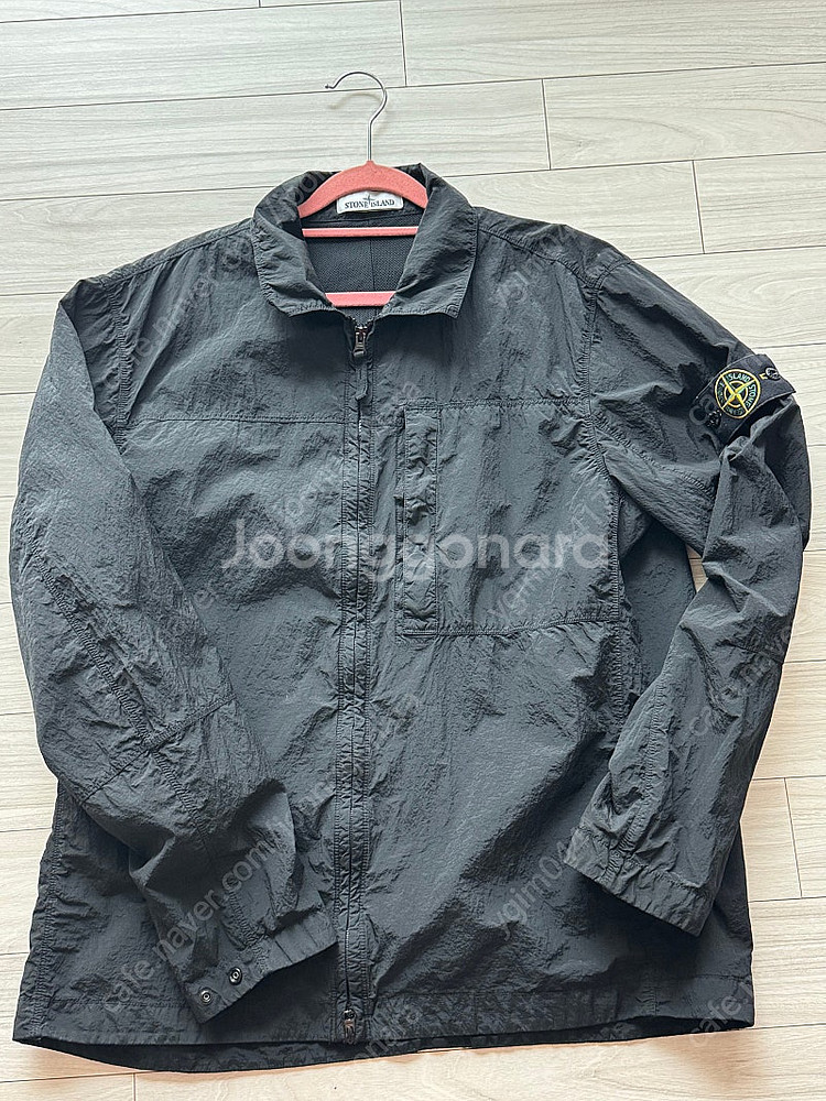 스톤아일랜드 나일론 메탈 오버셔츠 XL 24fw--3