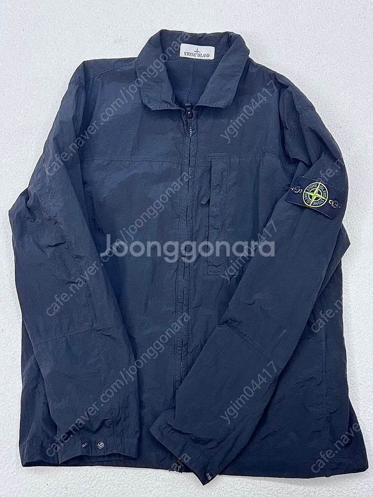 스톤아일랜드 나일론 메탈 오버셔츠 XL 24fw--6