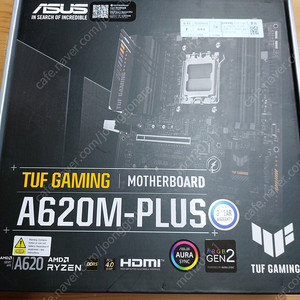 아수스 ASUS TUF GAMING A620M-PLUS 메인보드, 24년 3월6일 컴퓨존구입