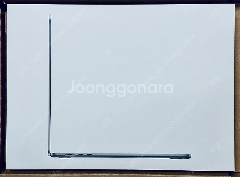 맥북 에어 m3 15인치 16g 256g 스그 풀박--5