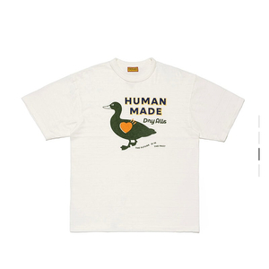 휴먼메이드 오리 그래픽티셔츠 (블랙,화이트/L,XL,