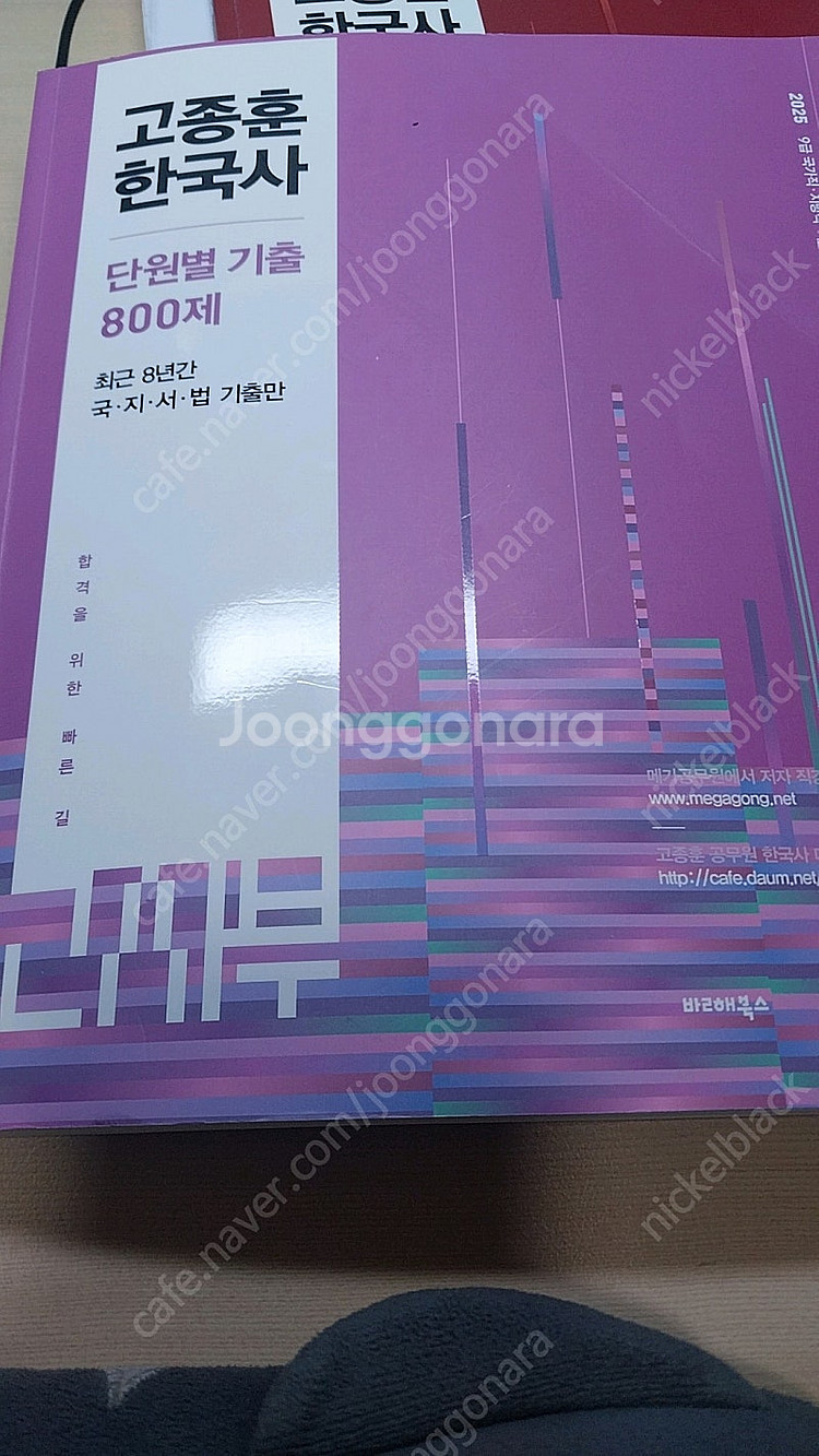 2025 고종훈 한국사 서브노트 기출 800제--1