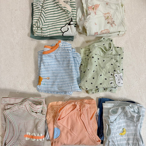 돌아기 내의 겸용 상하복 일괄