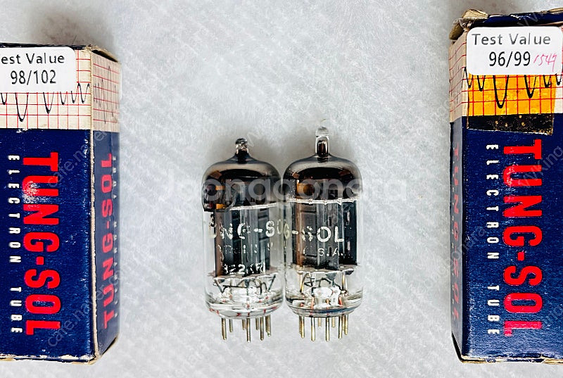 Tungsol텅솔 12AU7/ECC82. Long/D게...--0