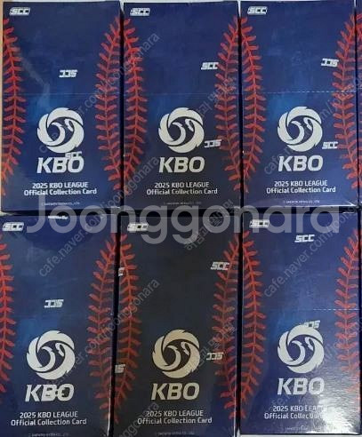25 KBO 카드 미개봉--0