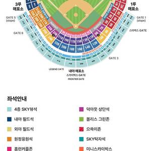 6월3일(화) SSG VS 삼성 3루 내야패밀리 테이블석 양도