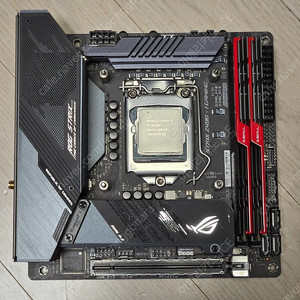 10700K Z490 ITX 램 32GB 보드셋