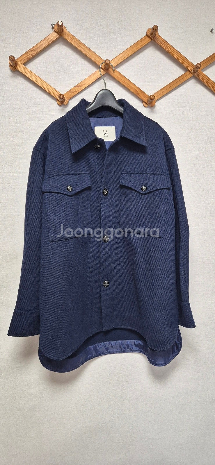 [V2] 오버핏 모직 하프 자켓 (오버핏 100 / 1만원)--0