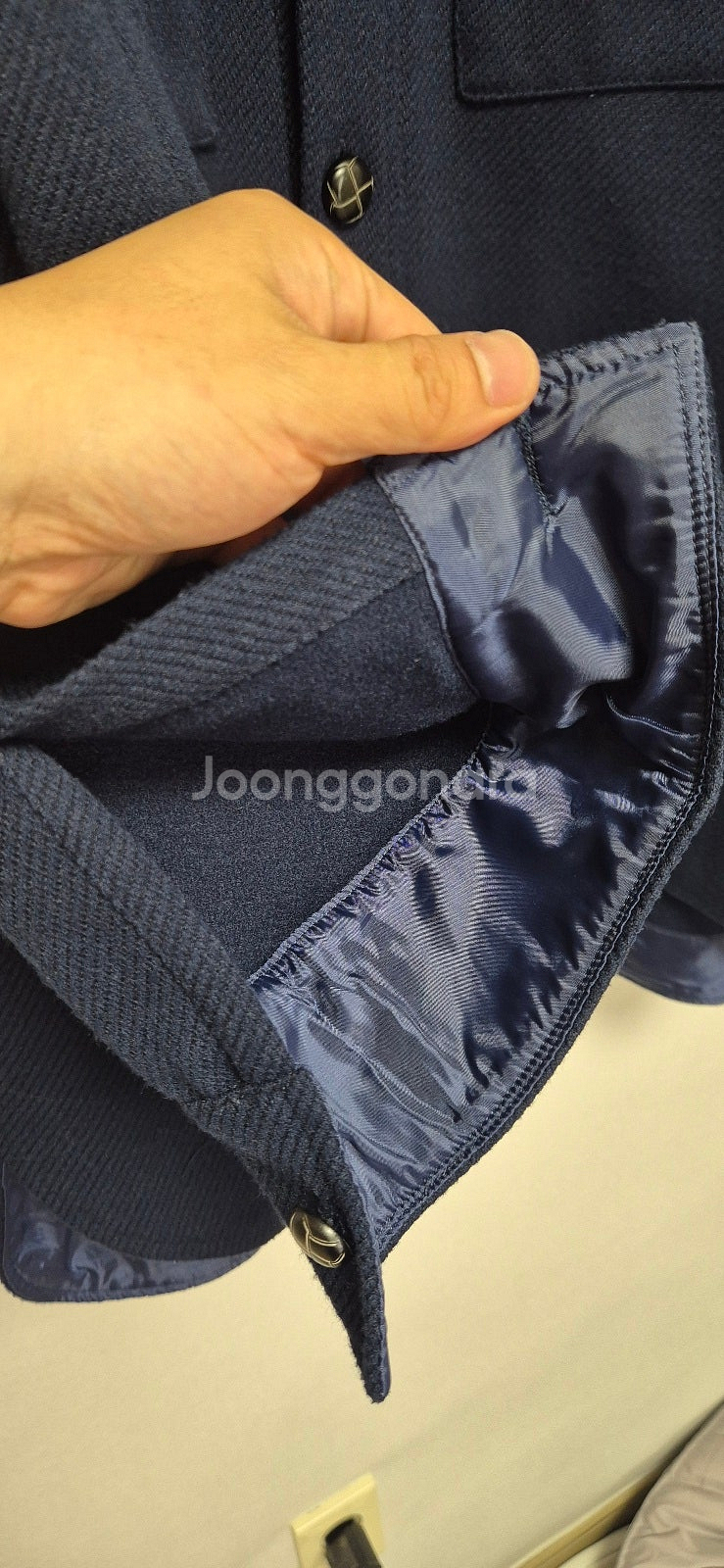 [V2] 오버핏 모직 하프 자켓 (오버핏 100 / 1만원)--3