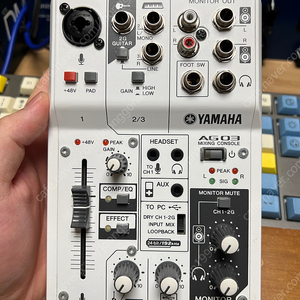 YAMAHA 야마하 AG03 오디오인터페이스 판매합니다