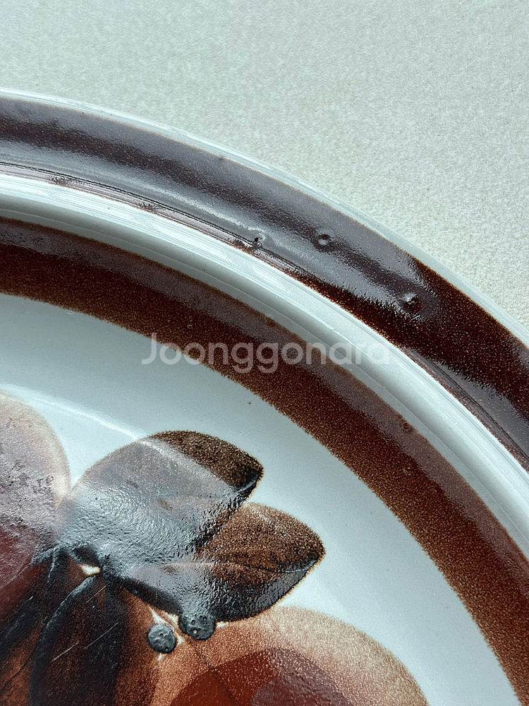 [빈티지] 아라비아 핀란드 로즈마린 원형 플래터/서빙접...--3