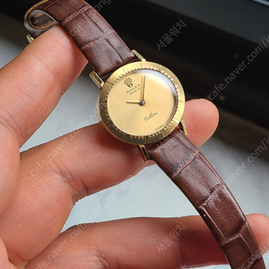 [정품] 롤렉스 여성용 셀리니 오벌 케이스 18K 금통 빈티지 (Rolex Cellini Oval Gold 18K YG Women's)