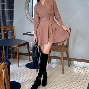 원피스 어디서 사셨어요 물어봤던 “마리마켓 랩원피스” 팝니당. (블랙/베이지/네이비)